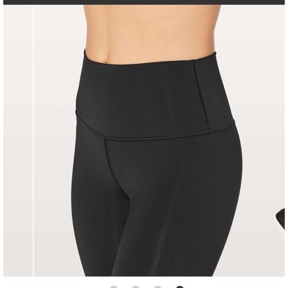 lululemon wunder under high rise tight Black Ombré Full Length Size 6 Yoga Gym - Picture 3 of 9